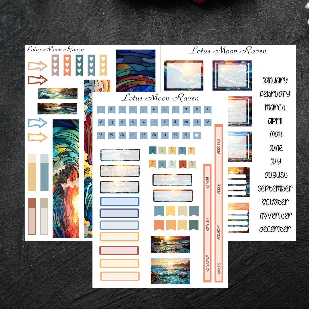 Stained Glass Beach Hobo Cousin Monthly