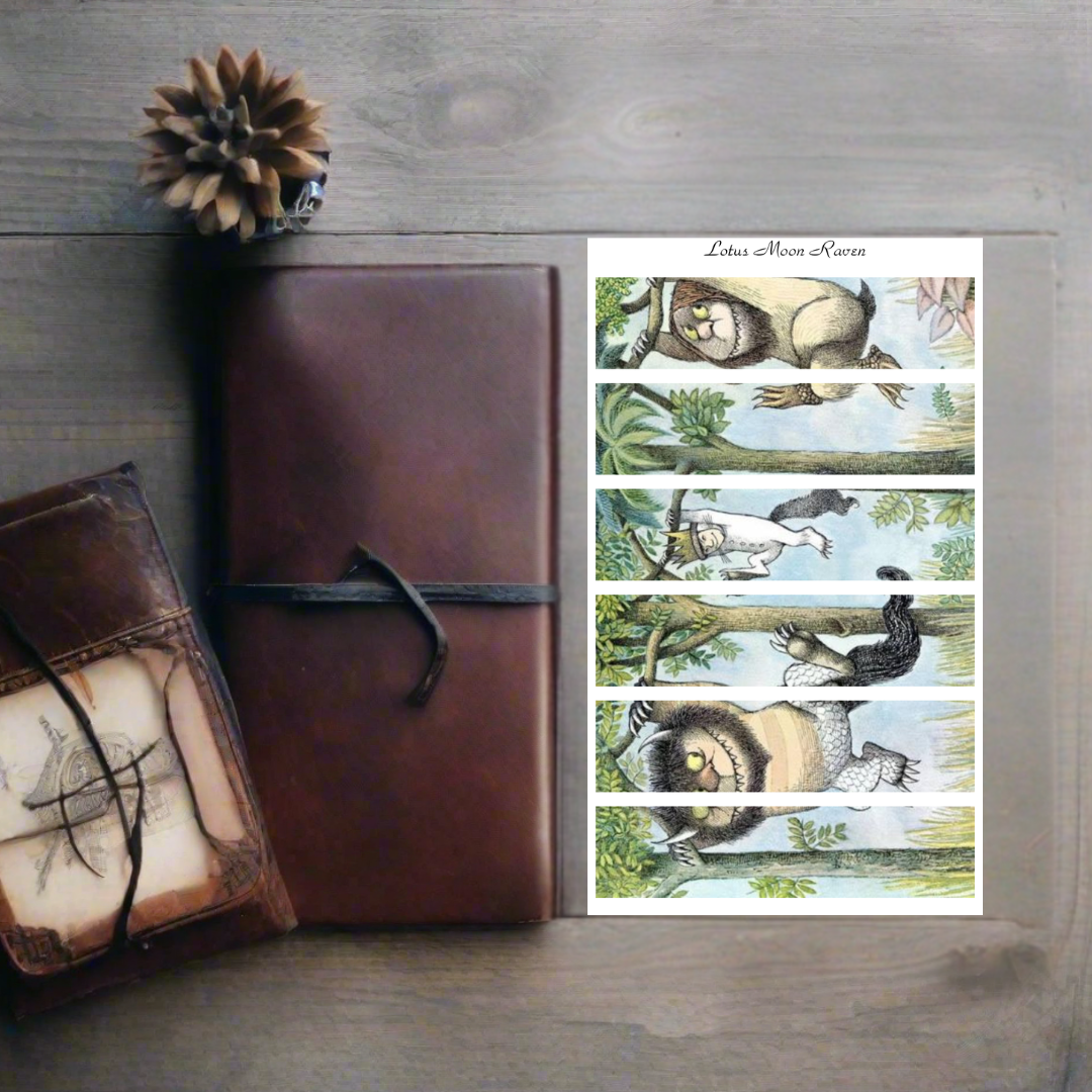 Jungle Monsters Pocket Scene Sheet