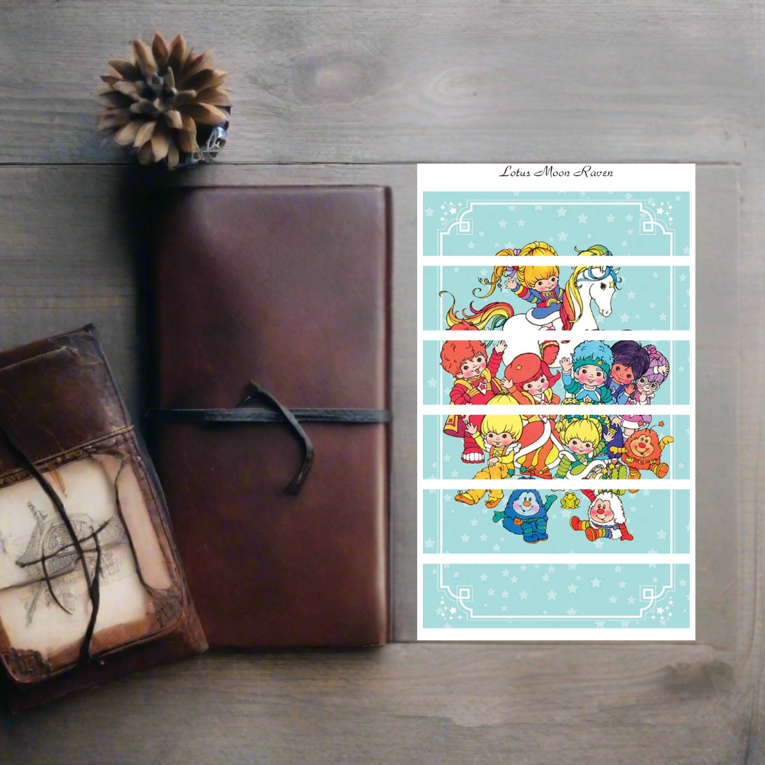 Rainbow Girl and Friends Pocket Scene Sheet