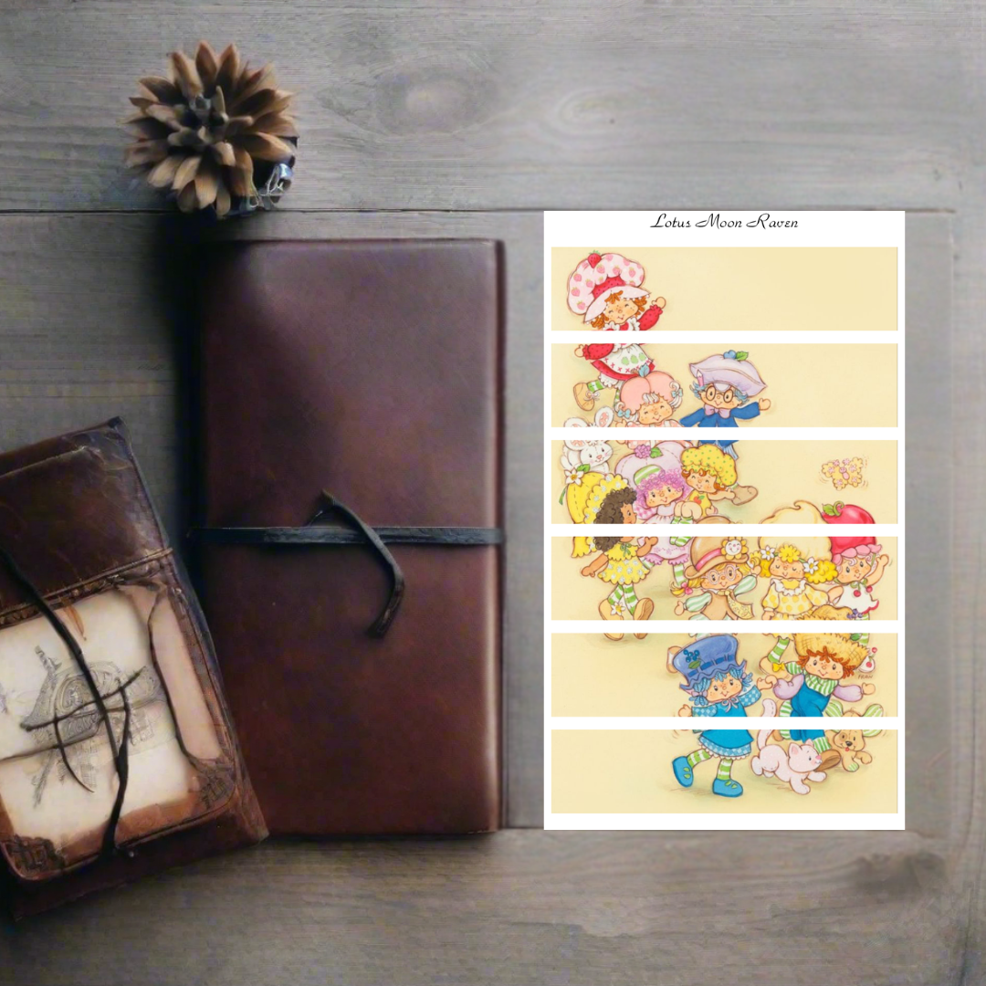 Strawberry Girl and Friends Pocket Scene Sheet