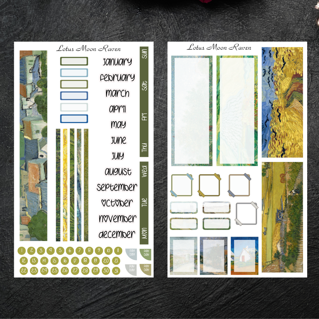 The One Eared Artist Hobo Weeks Monthly Kit