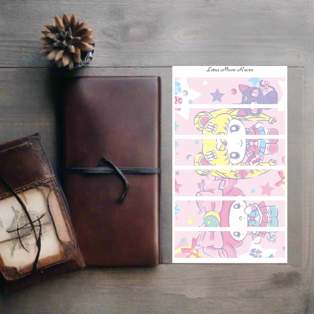 Magical Guardian and Angel Rabbit Pocket Scene Sheet