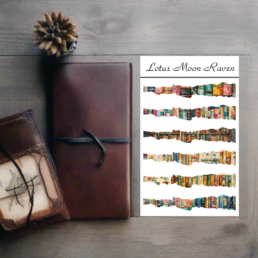 Bookshelf Washi Deco