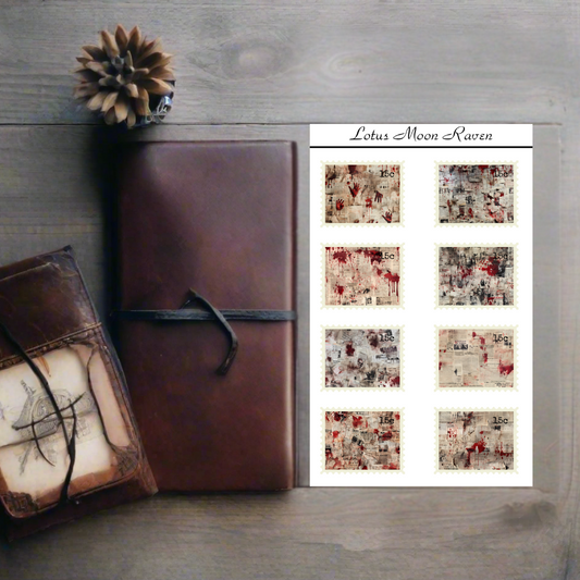 True Crimes Postage Stamp Style