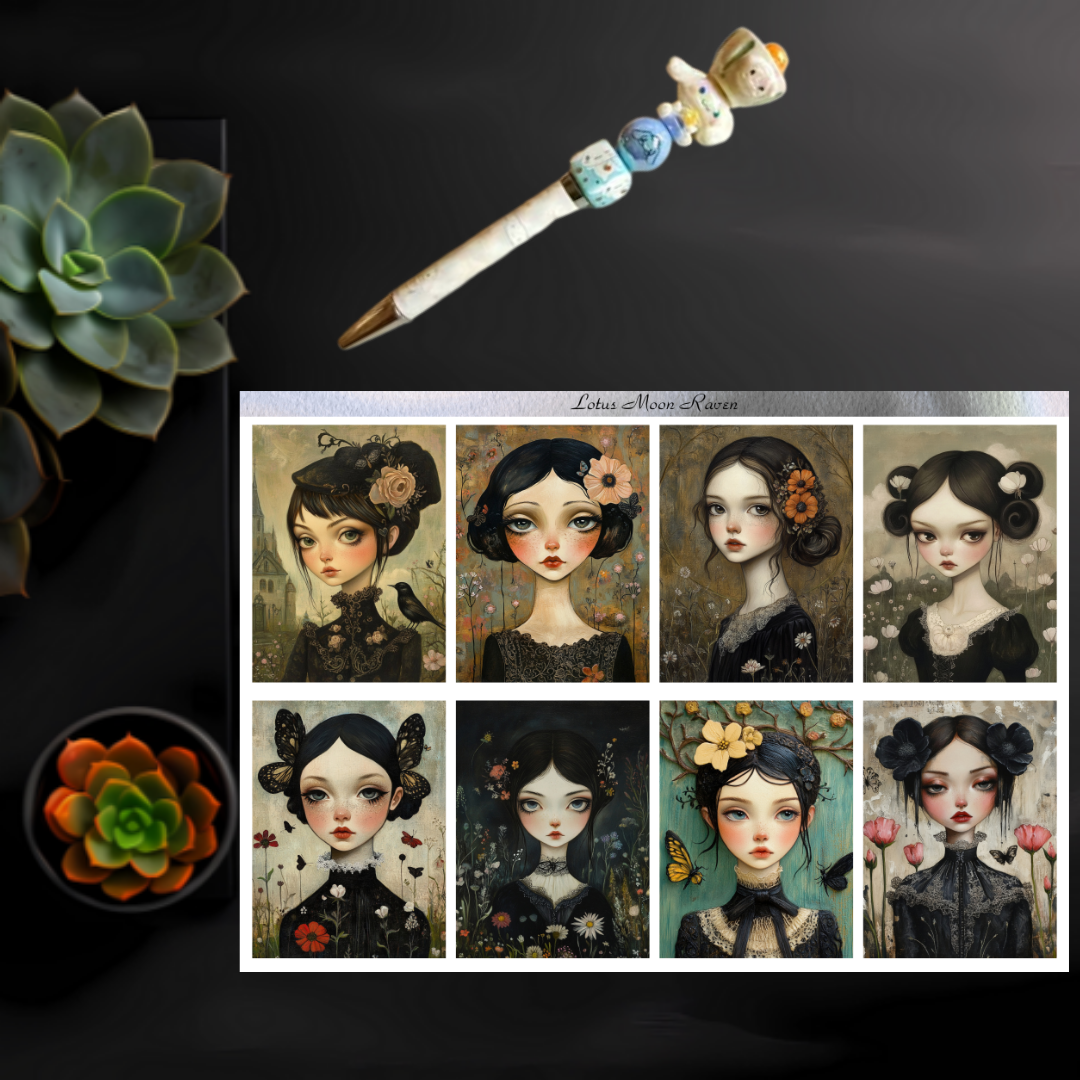 Flower Girls Portrait