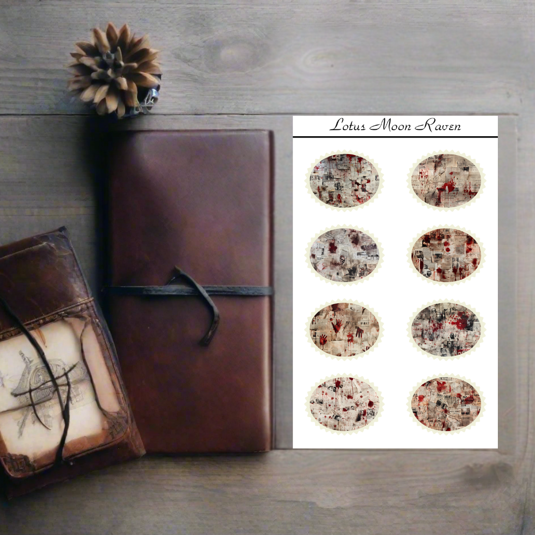 True Crimes Postage Stamp Style