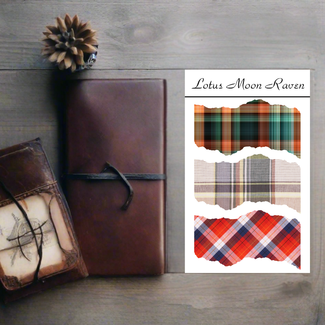 Plaid Washi Deco