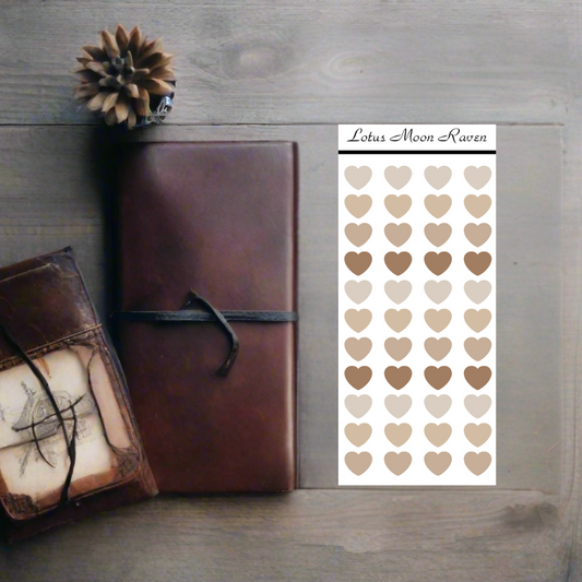 Pampas Grass Dot Stickers