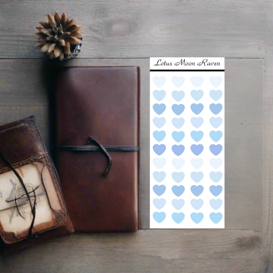 Clear Ocean Dot Stickers