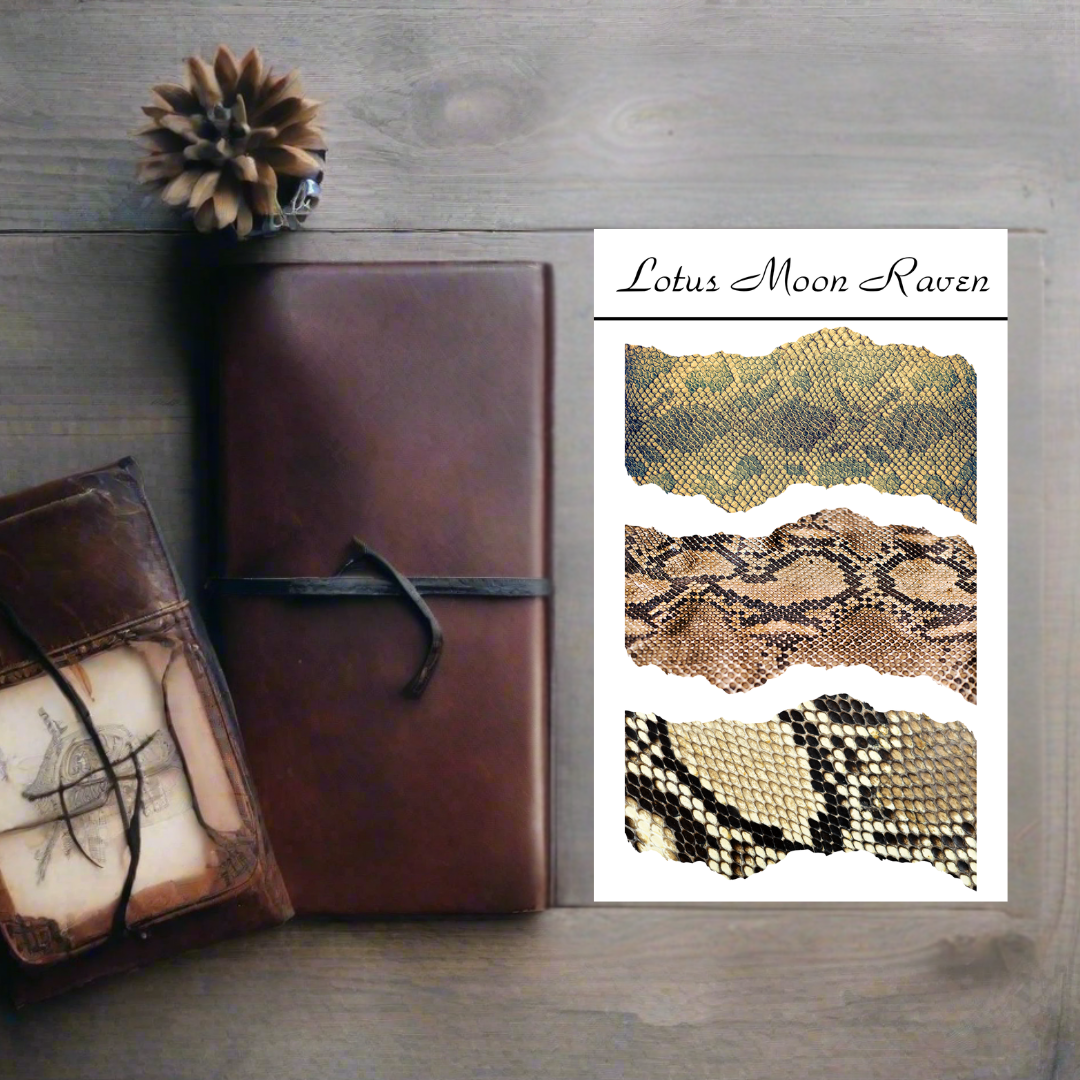 Snake Skin Washi Deco