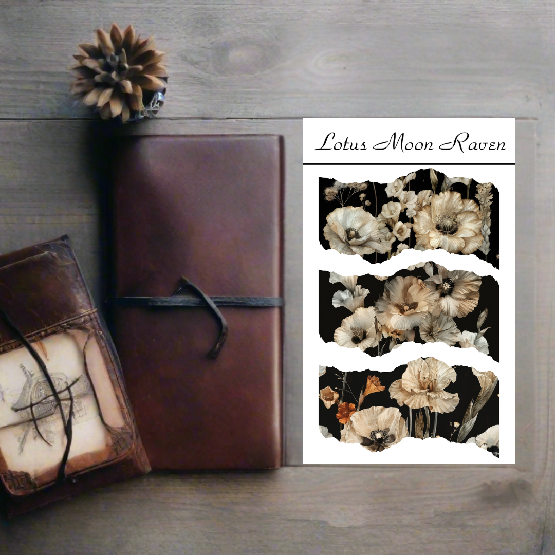 Whispers of a Flower Washi Deco