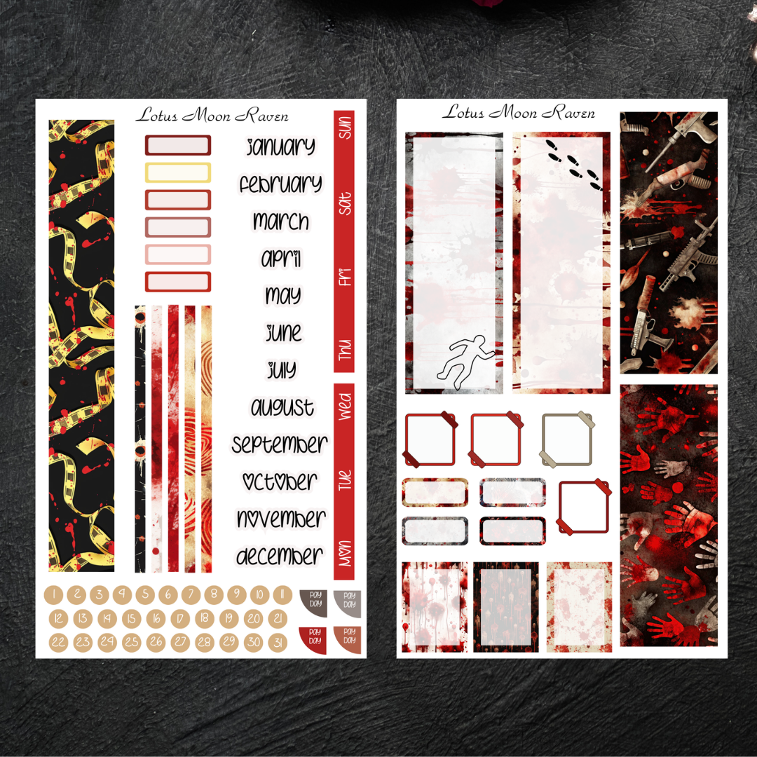 True Crimes Hobo Weeks Monthly Kit