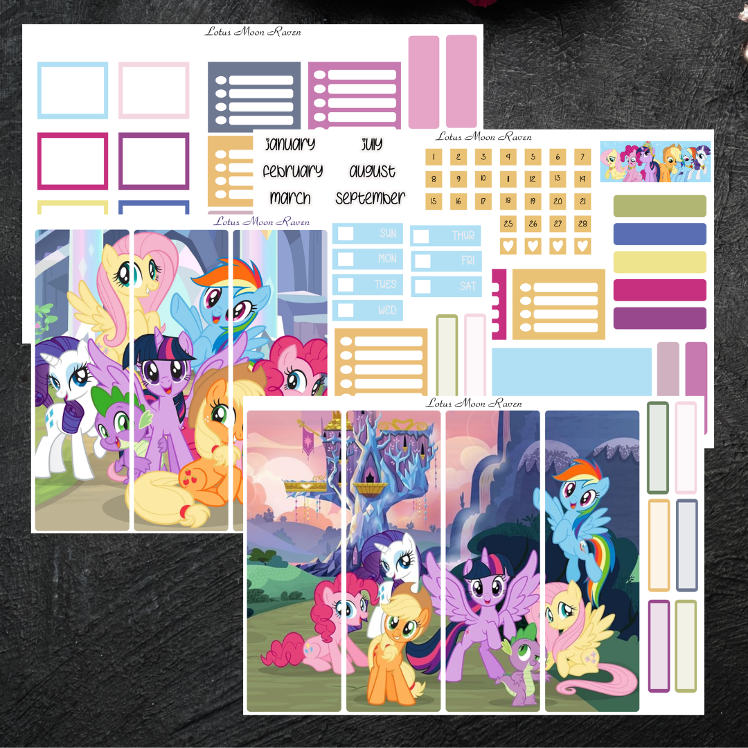 Friendship Ponies Full Scene Hobo Cousin Kit