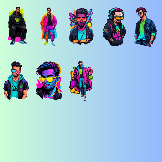 Mystery 90's Boys Sticker Pull