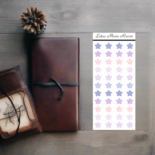 Lilac Dreamer Dot Stickers