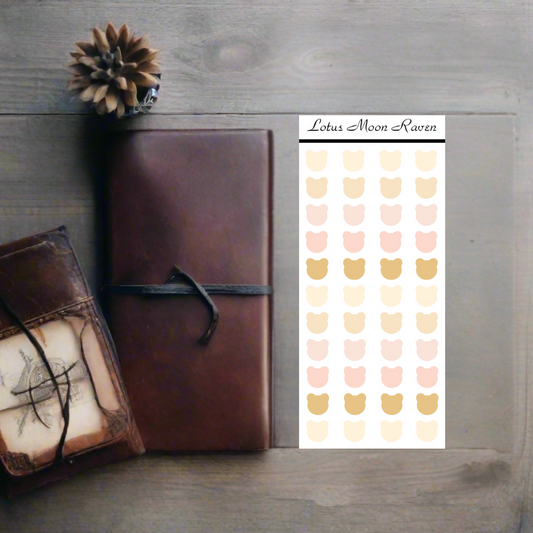 Golden Hour Dot Stickers