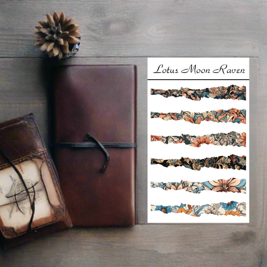 Fantasy Flowers Washi Deco