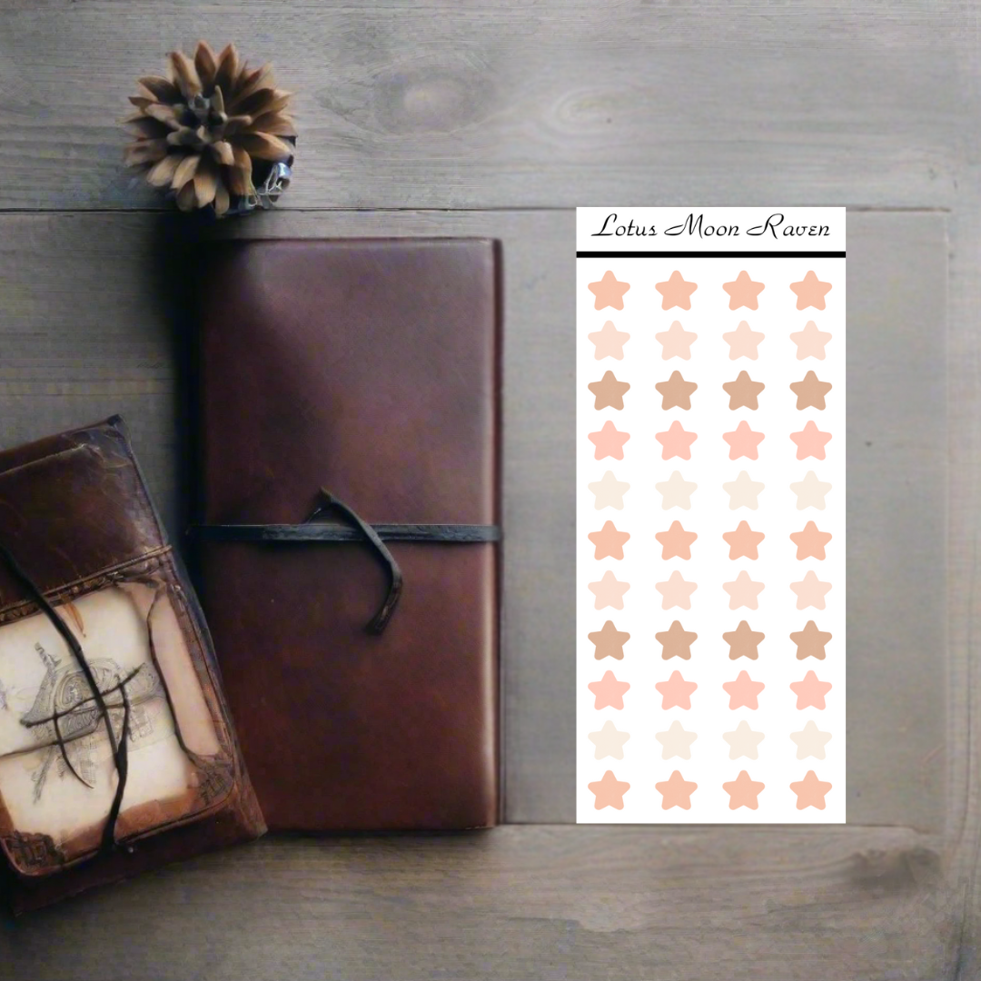 Sunset Terra Dot Stickers