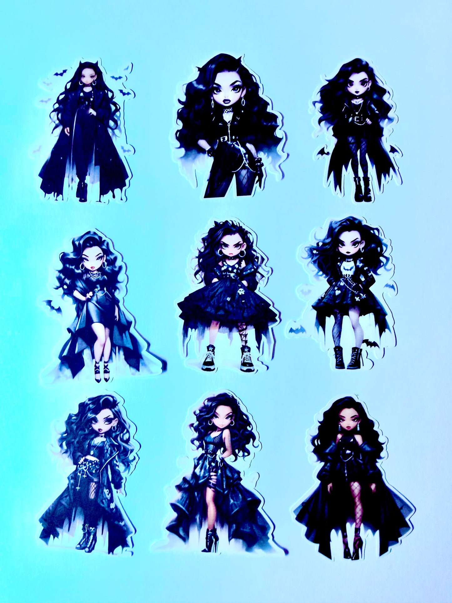 Dark Haired Goth Girls 1