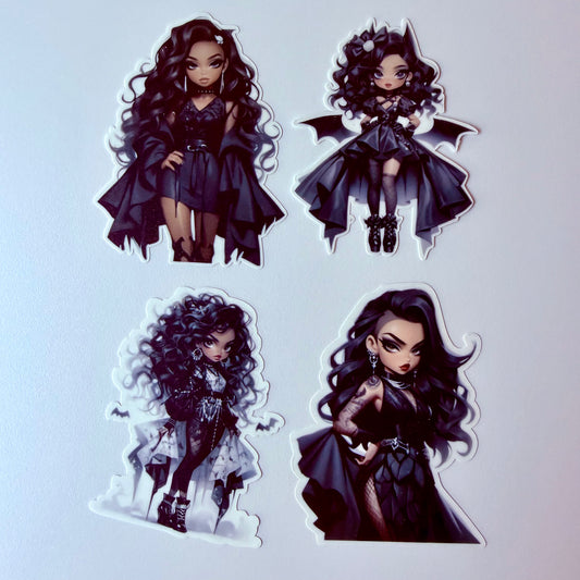 Dark Haired Goth Girls 2