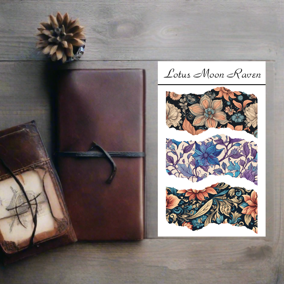 Fantasy Flowers Washi Deco