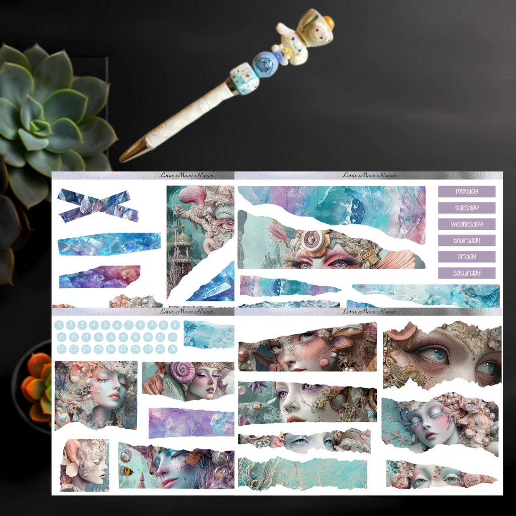Pastel Mermaid Journaling Kit