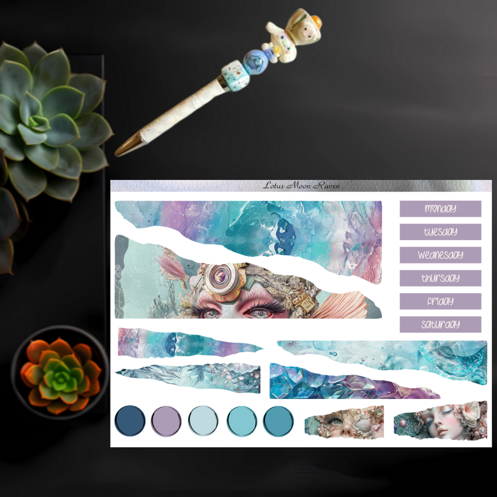 Pastel Mermaid Journaling Kit