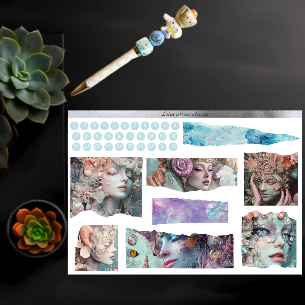 Pastel Mermaid Journaling Kit
