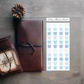 Clear Ocean Dot Stickers