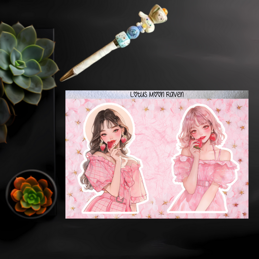 Strawberry and Pink Girls