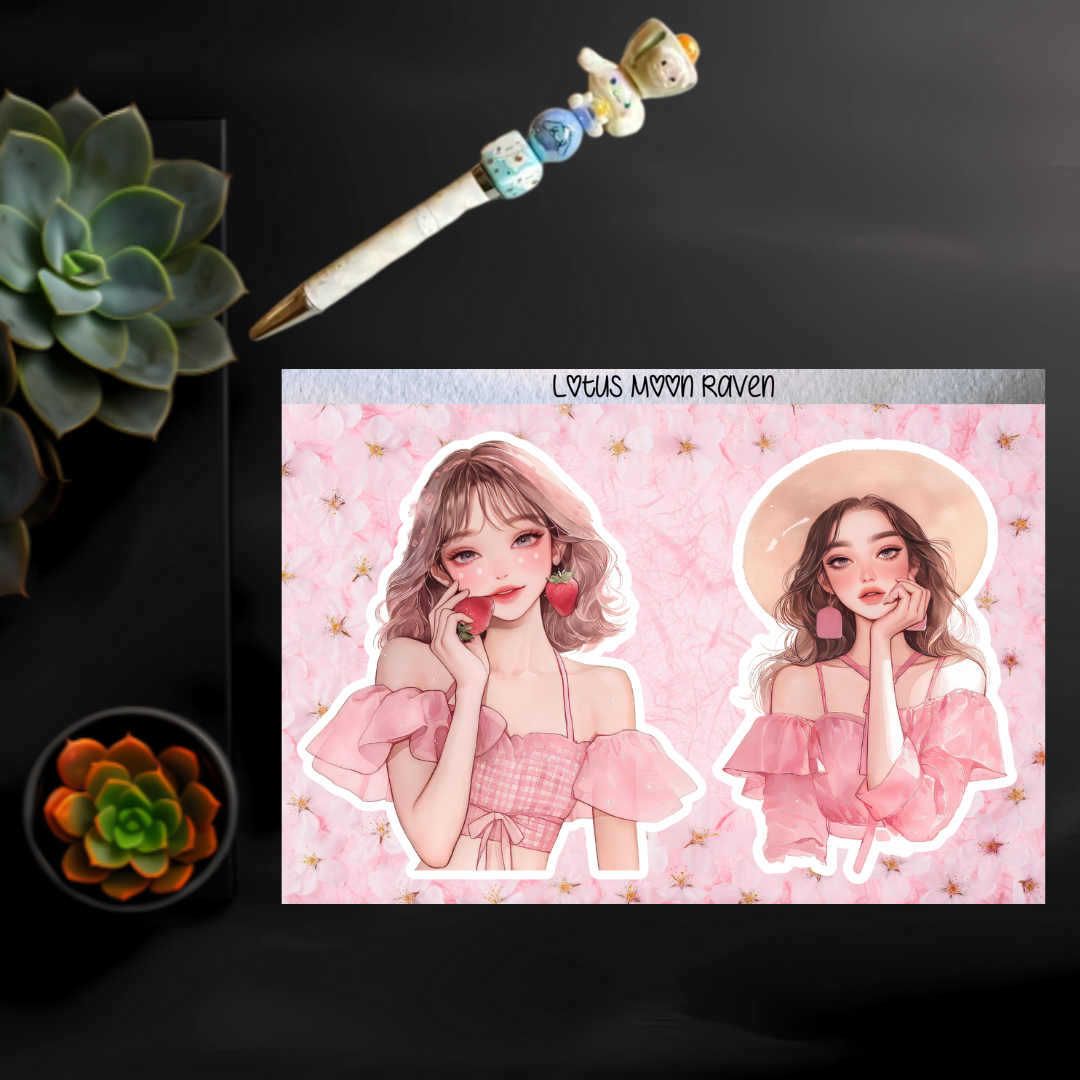 Strawberry and Pink Girls