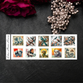 Dragon and Bird Stamp Booklet Style Sheet