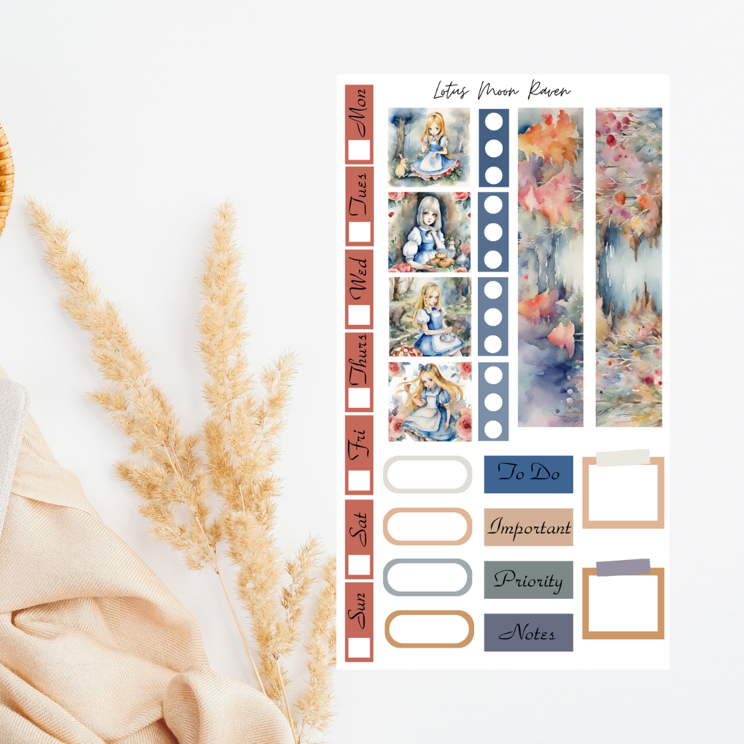 Watercolor Alice Hobo Weeks Kit