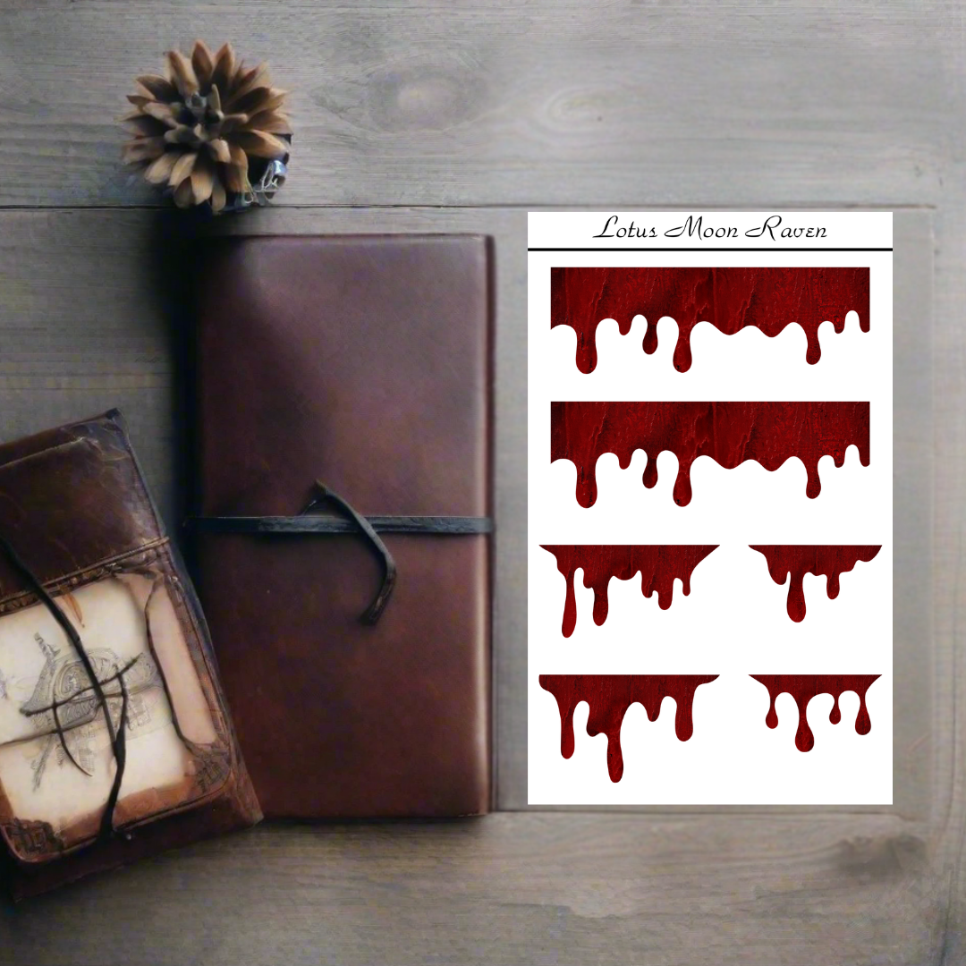 Blood Drip Sheet