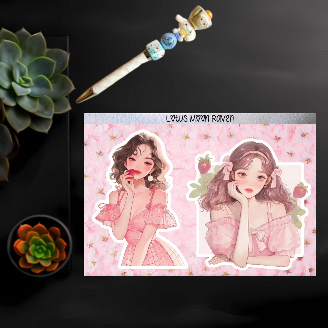 Strawberry and Pink Girls