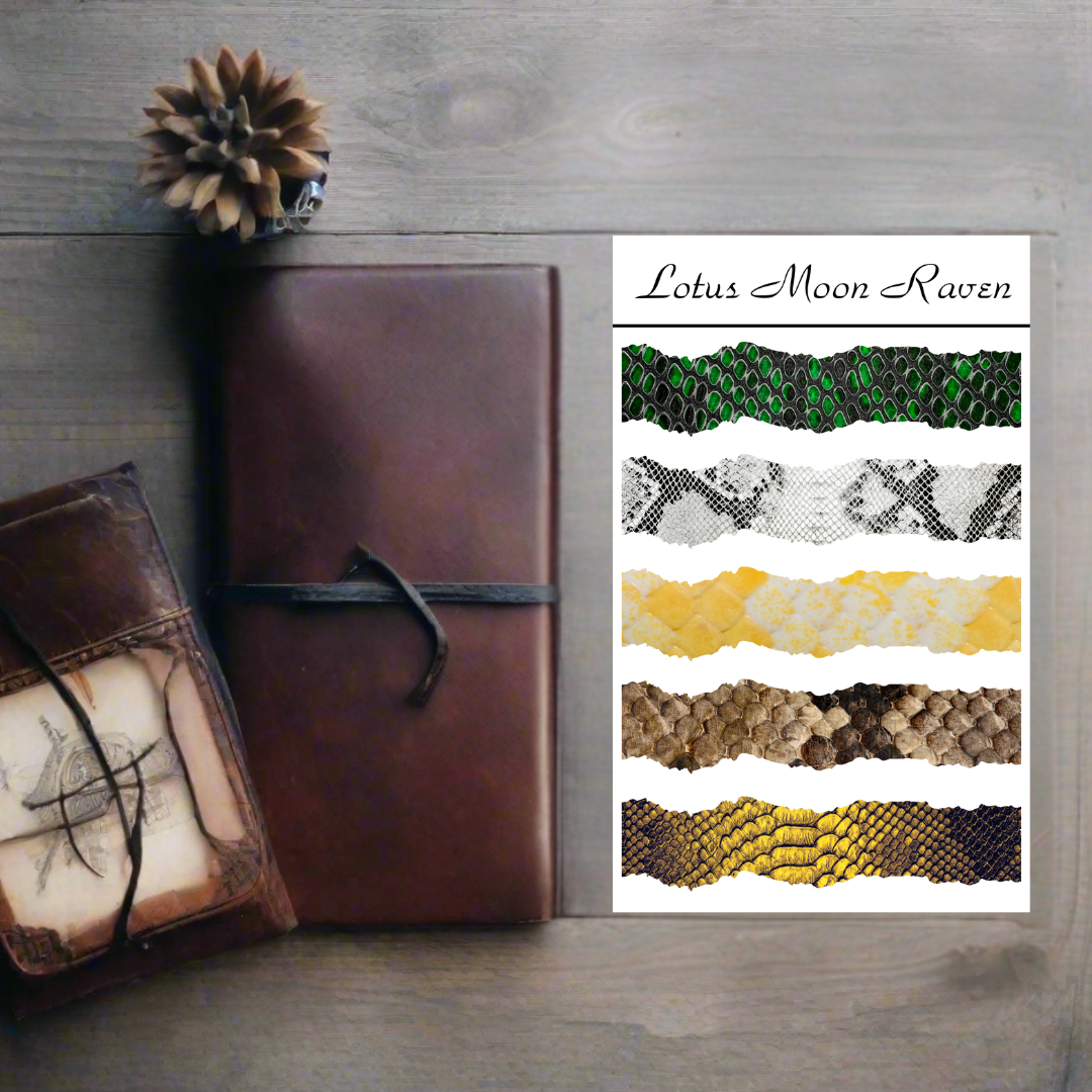 Snake Skin Washi Deco
