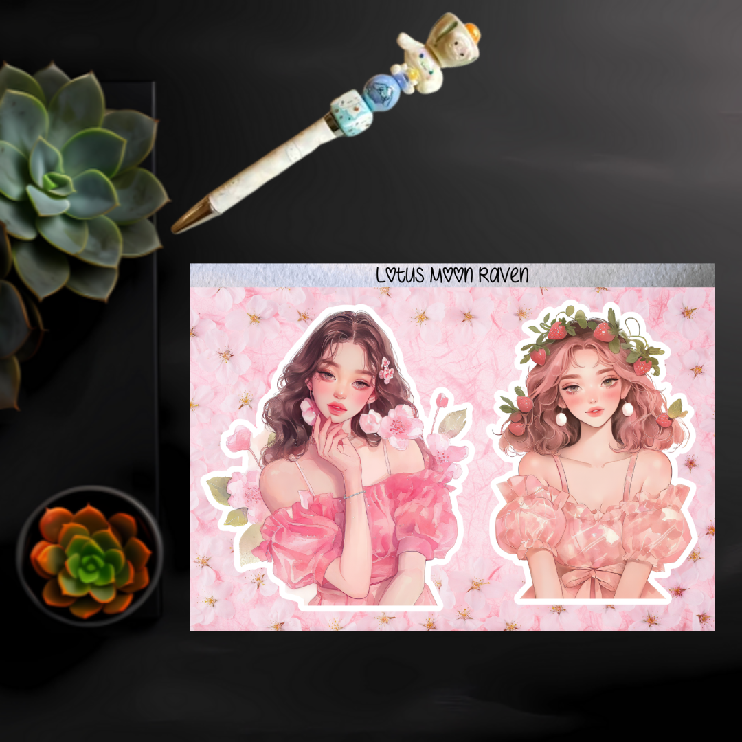 Strawberry and Pink Girls
