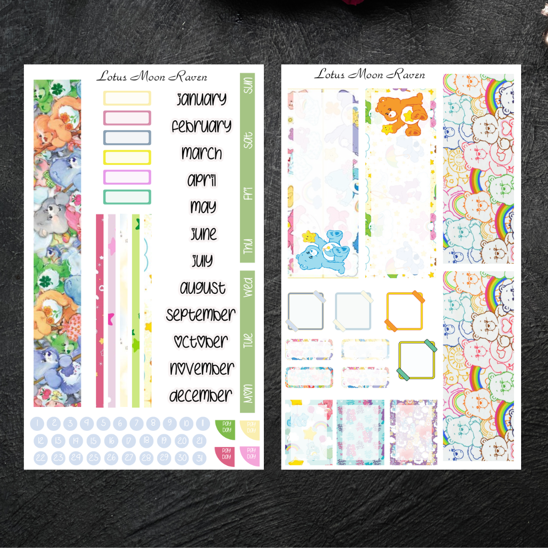 Rainbow Bears Hobo Weeks Monthly Kit