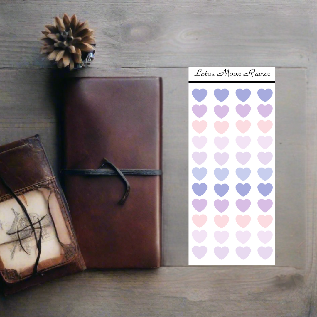 Lilac Dreamer Dot Stickers