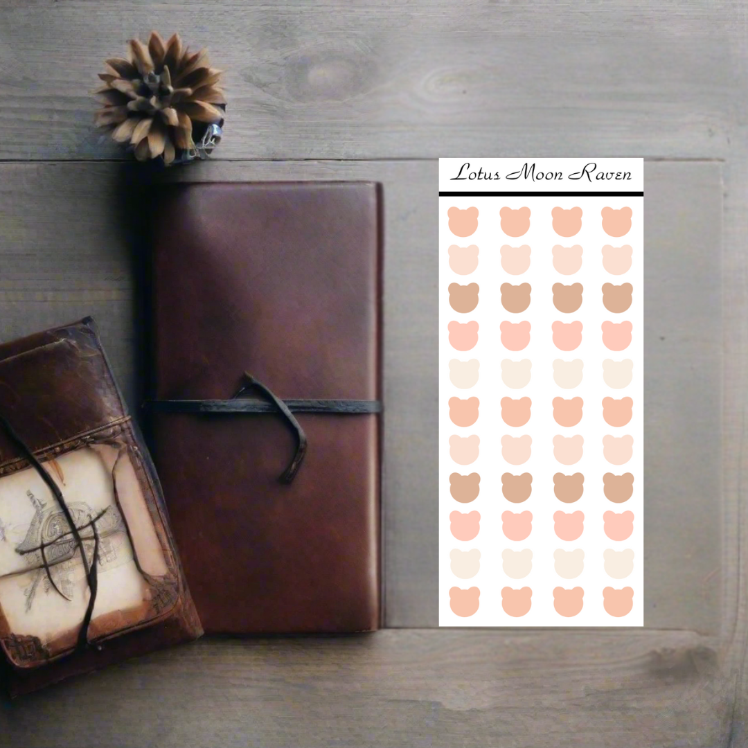 Sunset Terra Dot Stickers