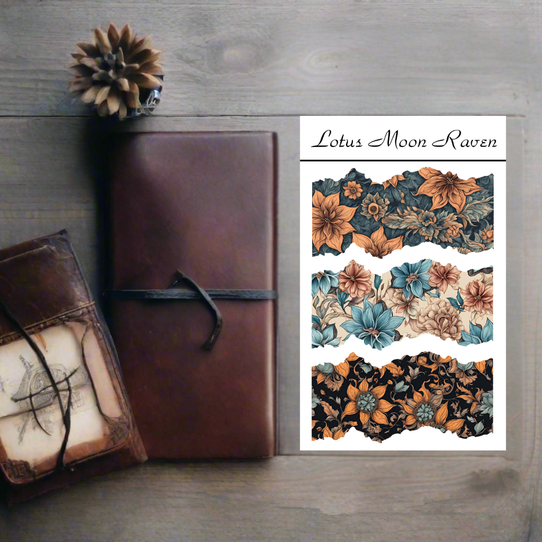 Fantasy Flowers Washi Deco