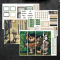 Jungle Monsters Full Scene Hobo Cousin Kit
