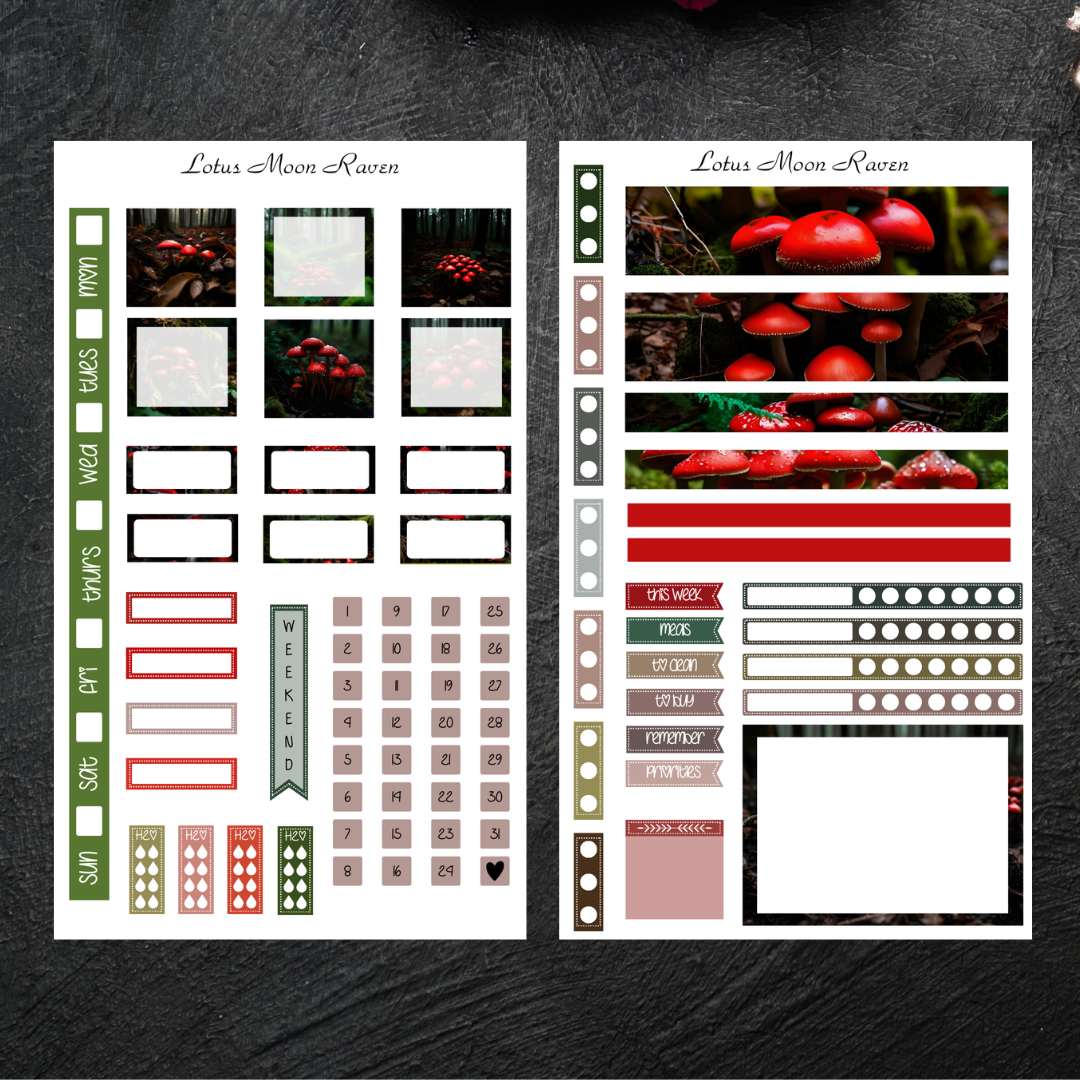 Red Mushroom Hobo Weeks Kit