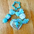 Blue Heart Keychain