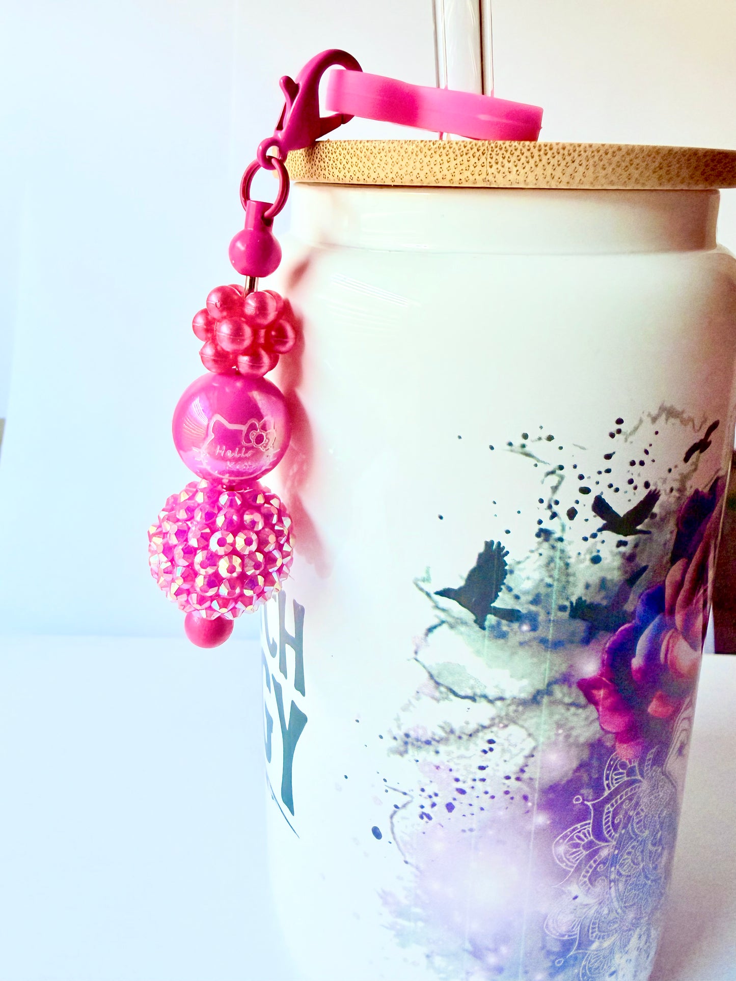 Pretty Kitty Straw Charm
