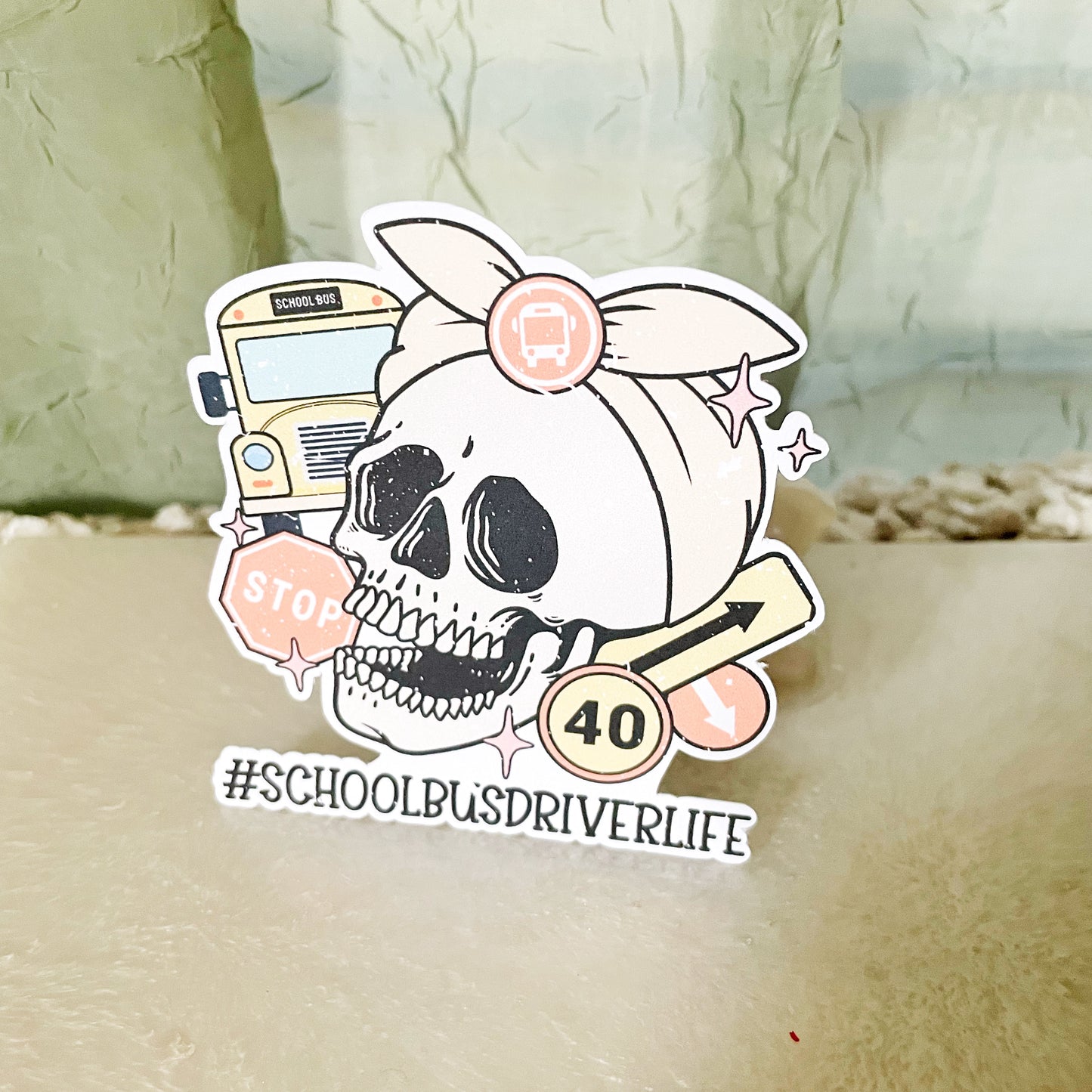 Skull Job Life Die Cuts