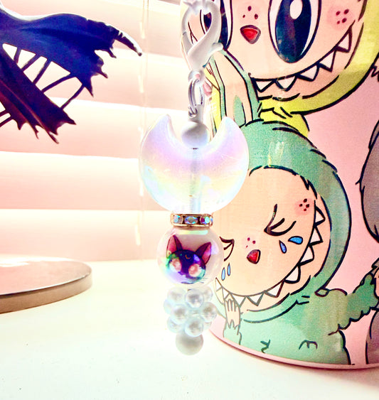 Lunar Cat Cup/Purse Charm