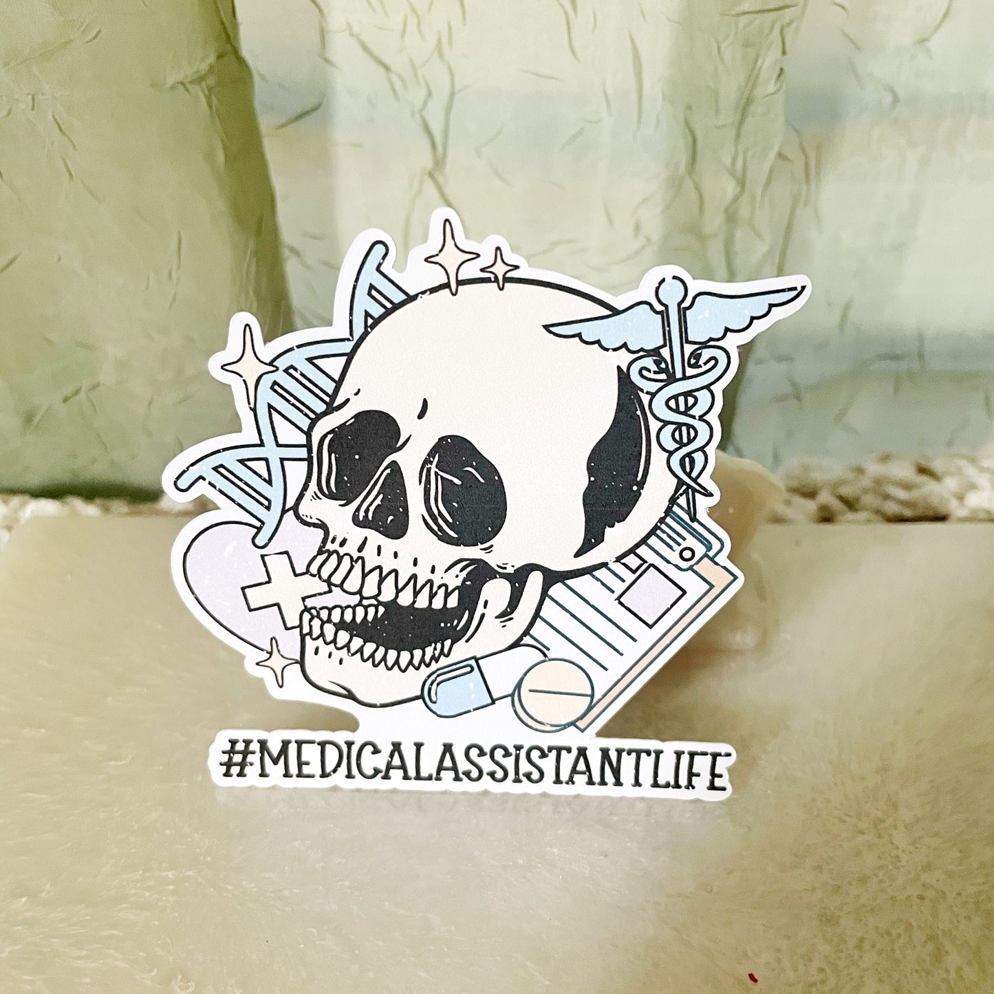 Skull Job Life Die Cuts