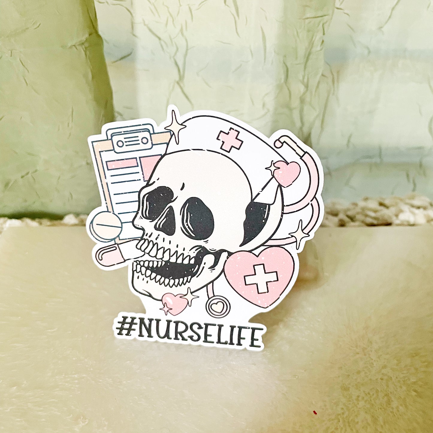 Skull Job Life Die Cuts