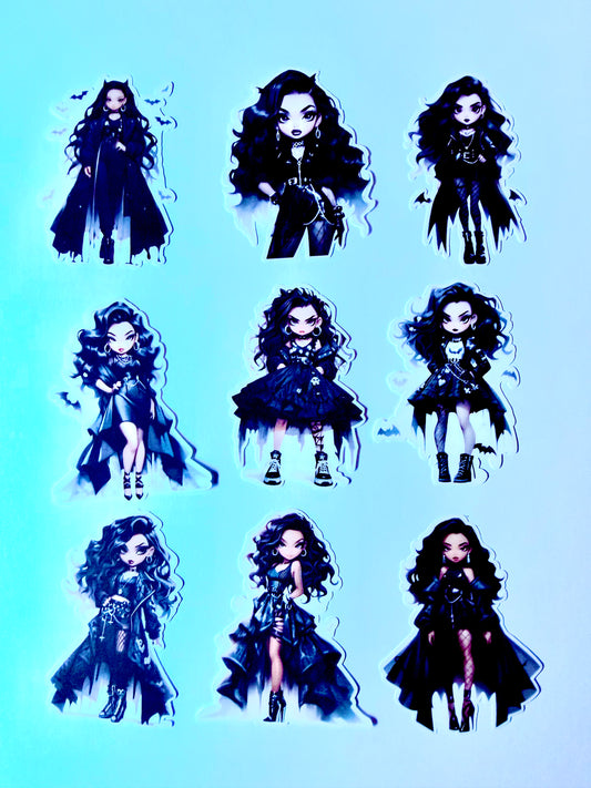 Dark Haired Goth Girls 1